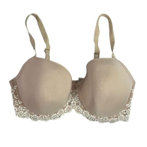 Wacoal 36DD Embrace Lace® Underwire Bra 853191 Sand - Picture 2 of 10